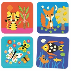 Collage en feutrine Douce nature