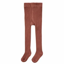 Collant Côtelé | Rouge Brun