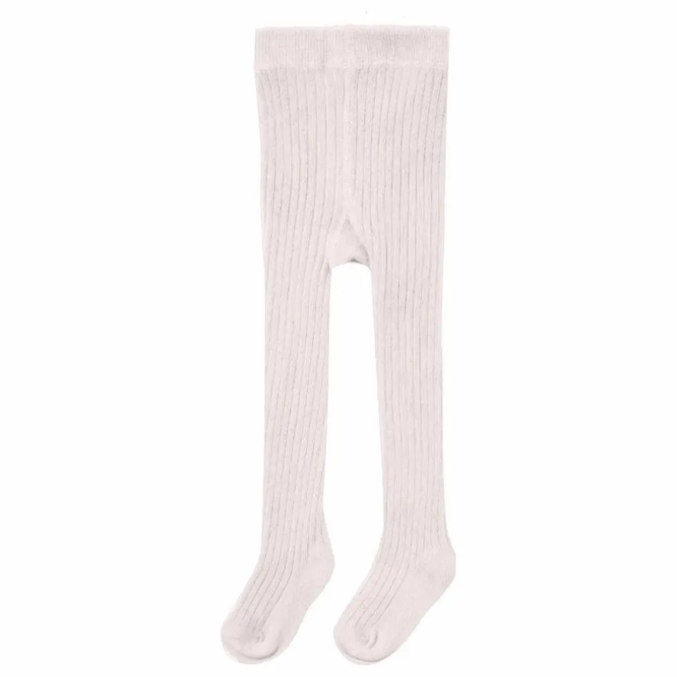 Collant Côtelé Coton Bio | Lilas