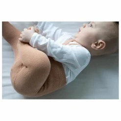 Collants à Bretelles Coton Bio | Marron glacé