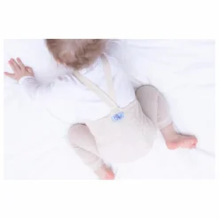 Collants à Bretelles Coton Bio Sans Pieds | Ecru