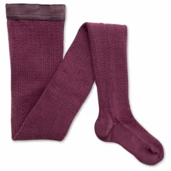 Collants Angélique Laine Mérinos | Rose