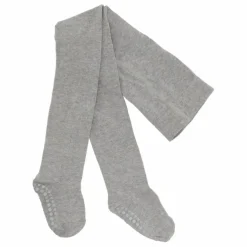 Collants Antidérapants Coton Bio | Gris