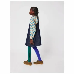 Collants Bobo Colorblock Coton Bio | Bleu