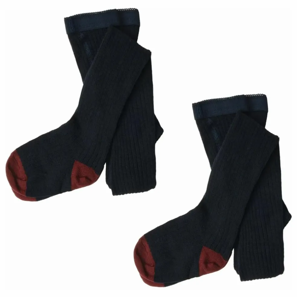 Collants Laine | Bleu marine