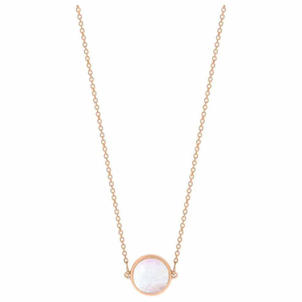 Collier Disc Mini Ever | Nacre Rose