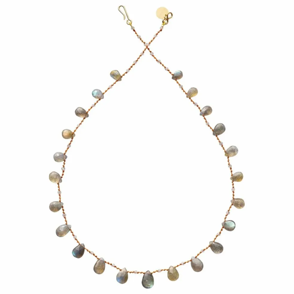 Collier Odin Drops & Beads | Labradorite
