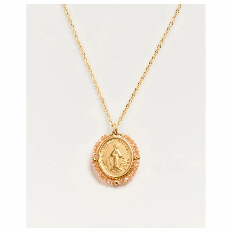 Collier Santa Maria Shiny | Rose pêche