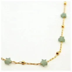 Collier Stone Star | Doré