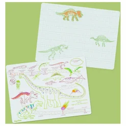 Coloriage éducatif L'âge des Dinosaures avec 3 feutres