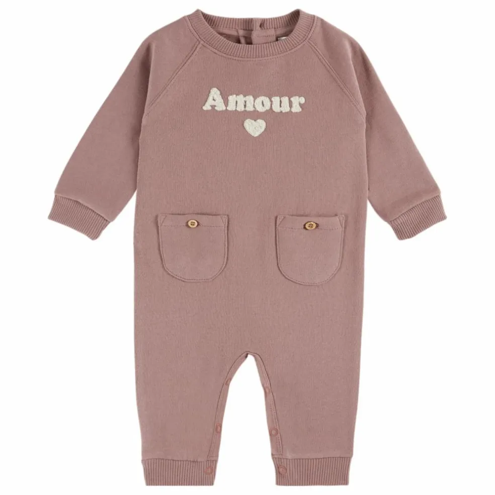Combinaison Amour Coton Bio | Violet