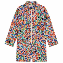 Combinaison Anti UV Matière Recyclée Confetti Bébé | Rose