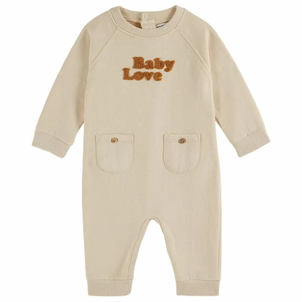 Combinaison Baby Love Molleton | Beige