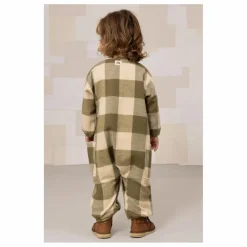 Combinaison Big Papi Carreaux Coton Bio | Vert kaki