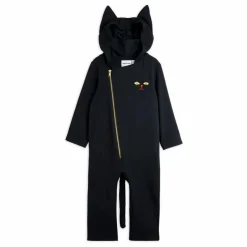 Combinaison Chat Coton Bio | Noir