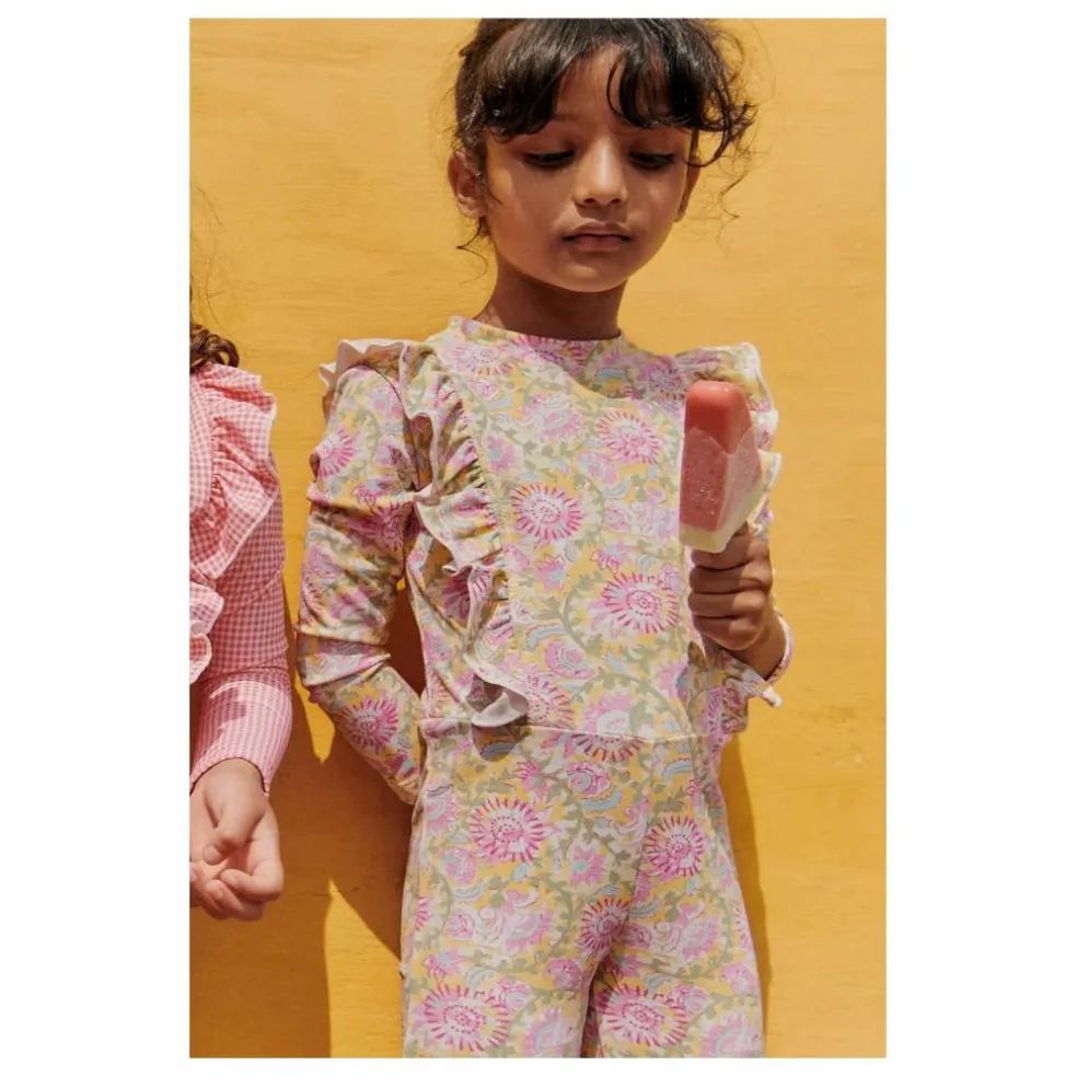 Combinaison de Bain Linette Fibres Recyclées | Jaune