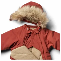 Combinaison de Ski Façon Fourrure Matières Recyclées Nickie | Rouge