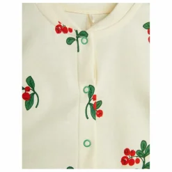 Combinaison Fleurie Coton Bio | Ecru