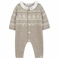 Combinaison Jacquard Cachemire | Grège