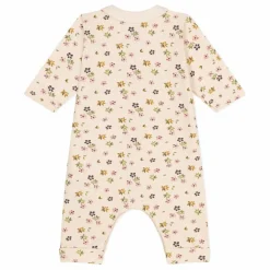 Combinaison Molleton Fleurs | Beige
