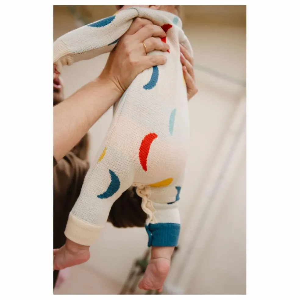 Combinaison Moon Phases Coton Bio | Ecru