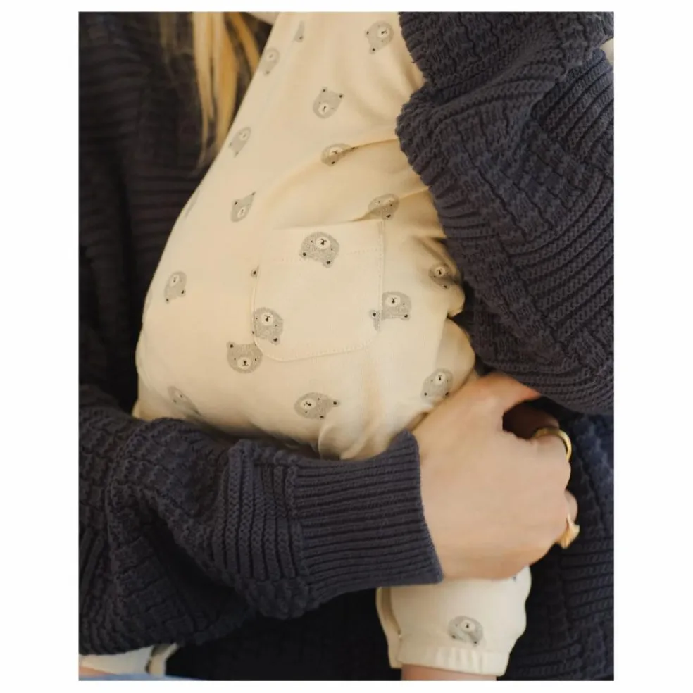 Combinaison Ours Coton Bio | Ecru