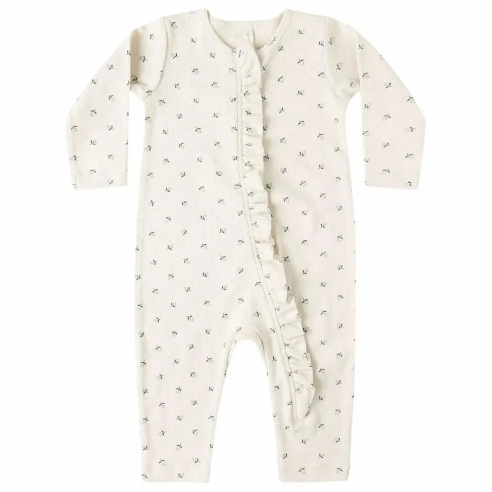 Combinaison Pointelle Coton Bio | Ecru