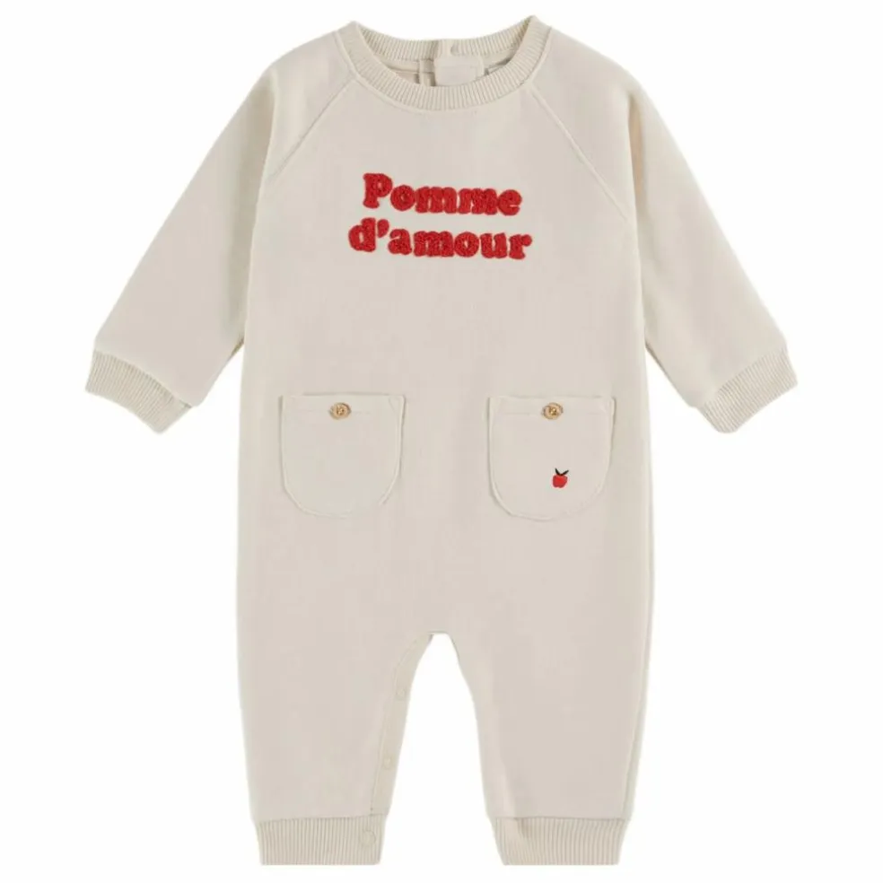 Combinaison Pomme d'Amour Coton Bio | Ecru