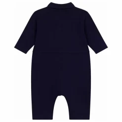 Combinaison Pompiste Jersey Coton Bio | Bleu nuit