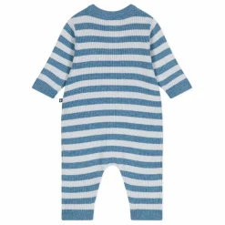 Combinaison Rayée Laine | Bleu