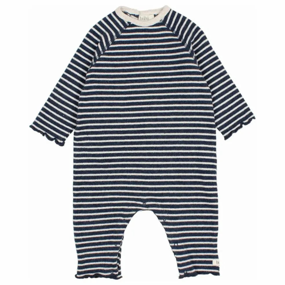 Combinaison Rayures Soft | Bleu marine