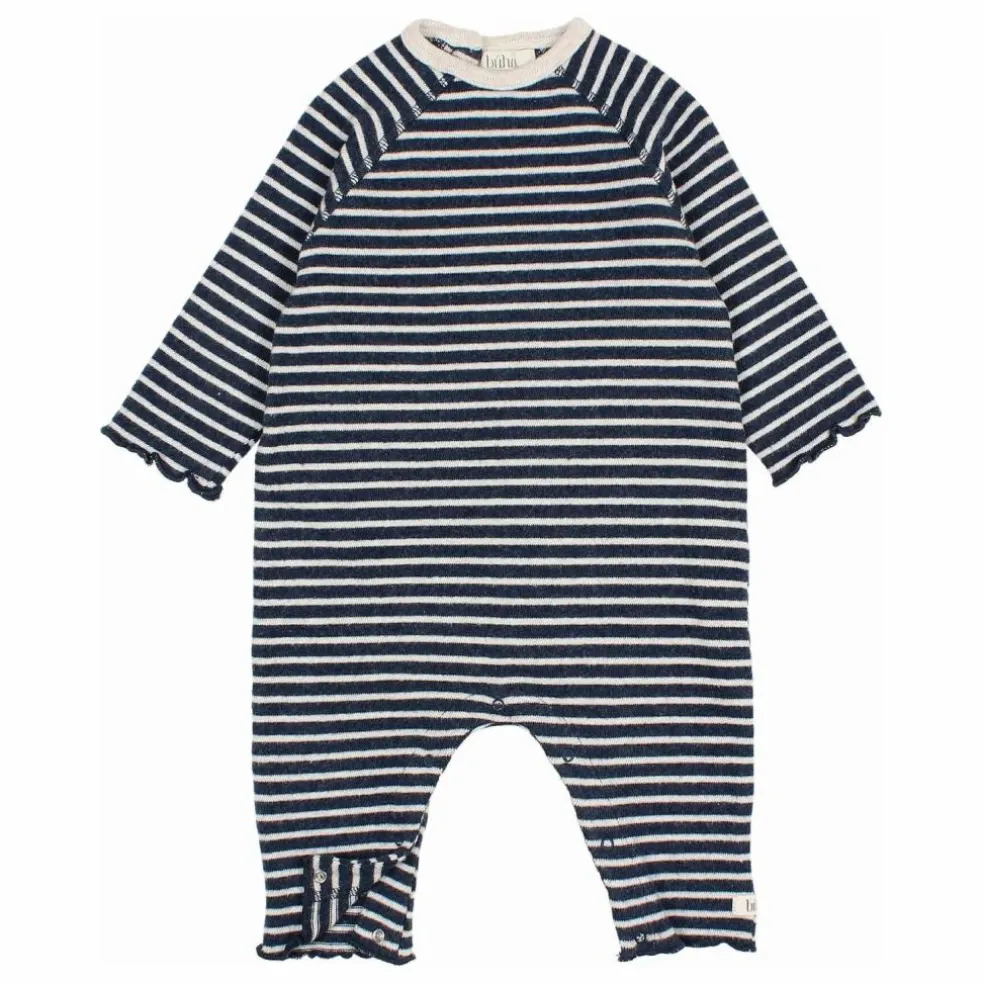 Combinaison Rayures Soft | Bleu marine