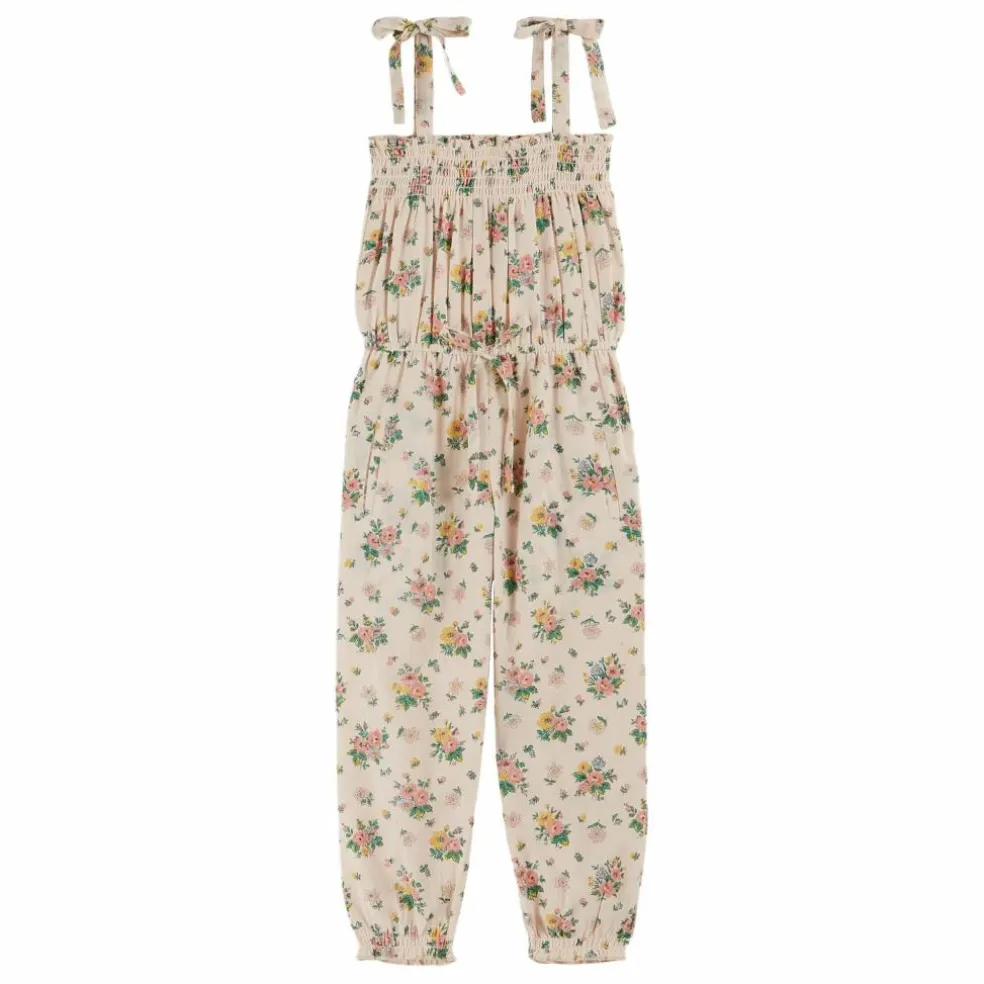 Combinaison Smockée Printemps | Beige