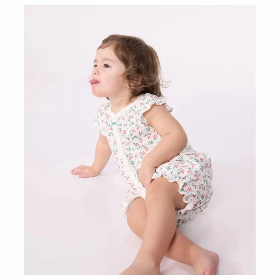 Combishort Balian Coton Bio | Blanc