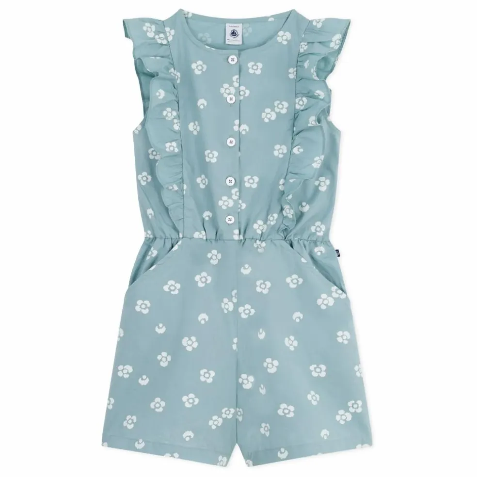 Combishort Boncapa Popeline Coton Bio | Sauge