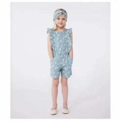 Combishort Boncapa Popeline Coton Bio | Sauge
