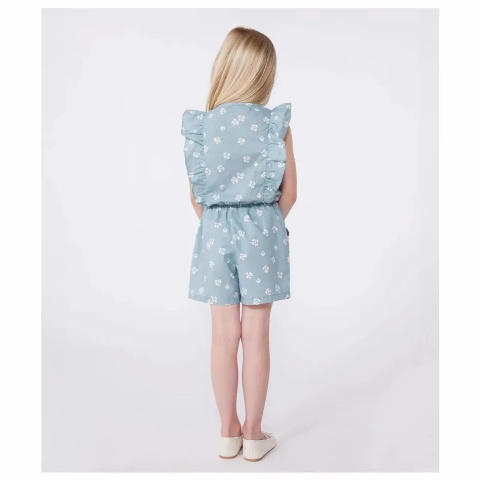 Combishort Boncapa Popeline Coton Bio | Sauge