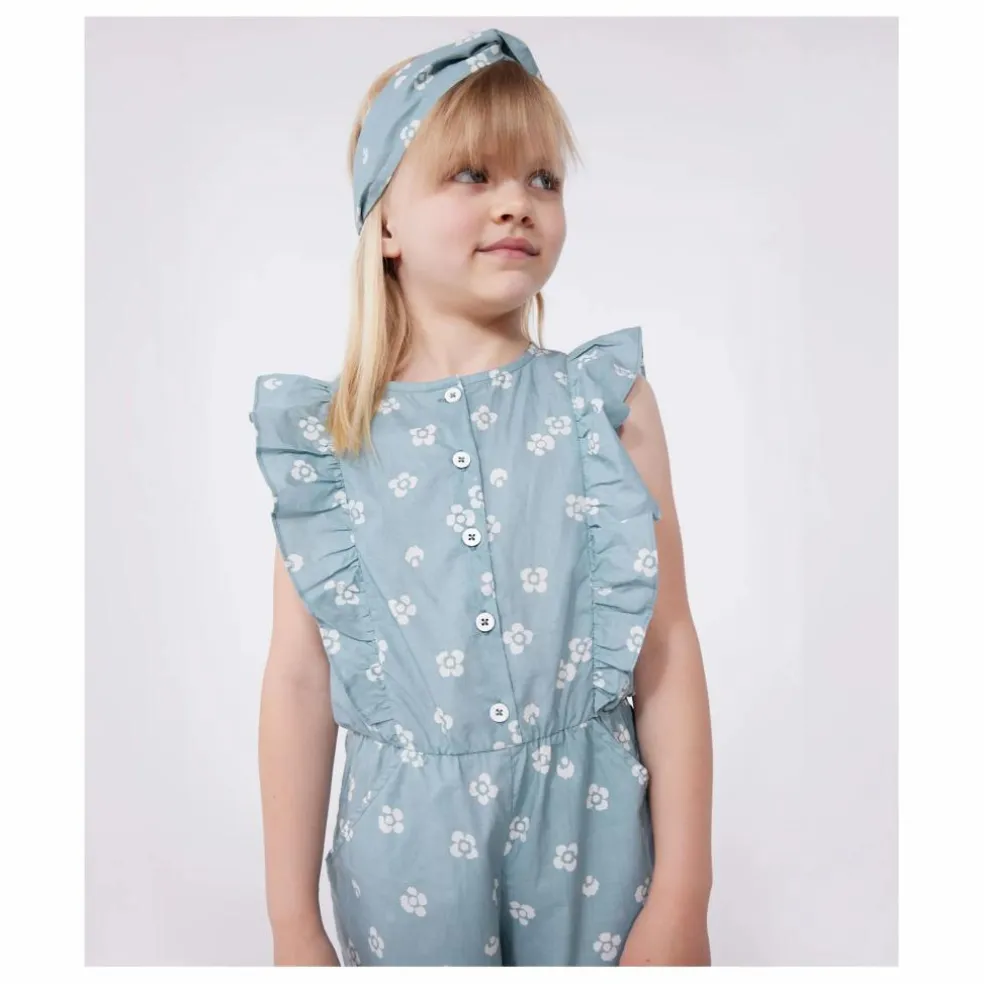 Combishort Boncapa Popeline Coton Bio | Sauge