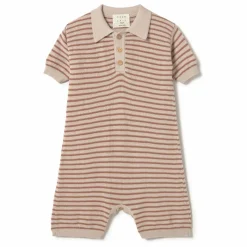 Combishort Col Polo Structure Coton Bio | Beige