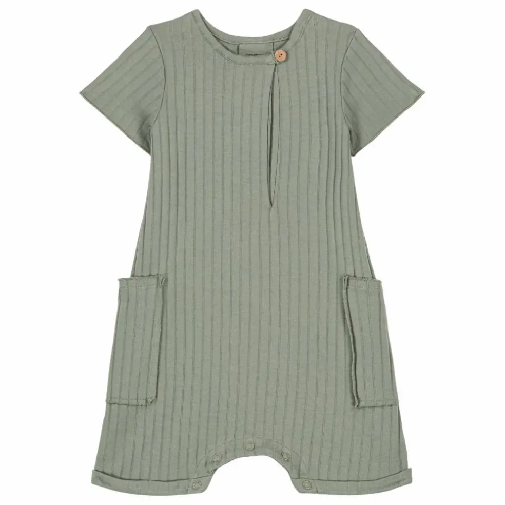 Combishort Coton Bio | Vert de gris