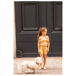 Combishort Hello Lurex | Jaune