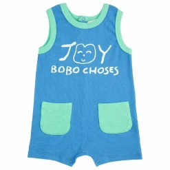 Combishort Joy Coton Bio | Bleu