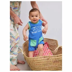 Combishort Joy Coton Bio | Bleu