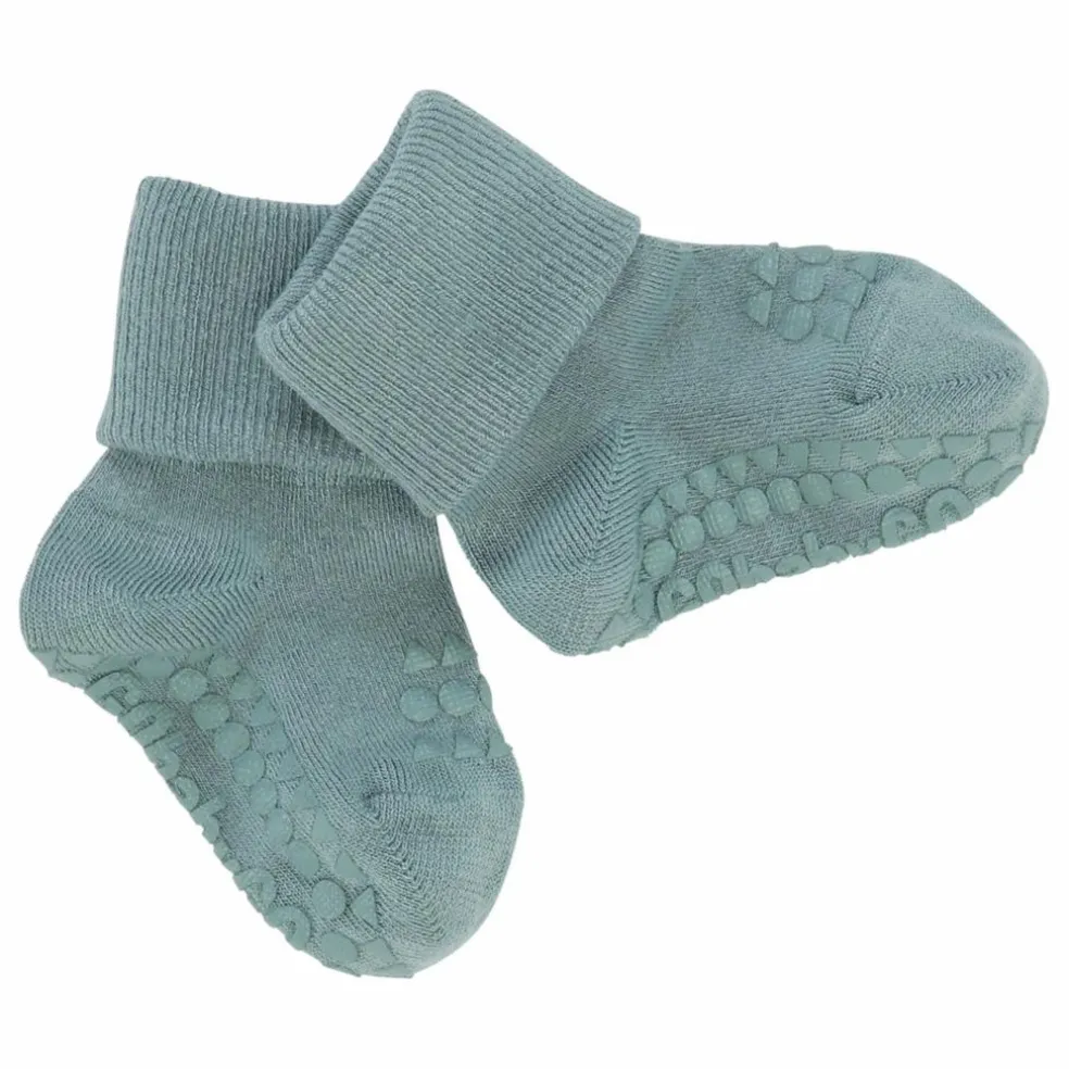 Combo Box 4 Chaussettes Antidérapantes Bamboo | Bleu