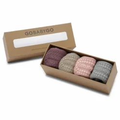 Combo Box 4 Chaussettes Coton Bio | Sable