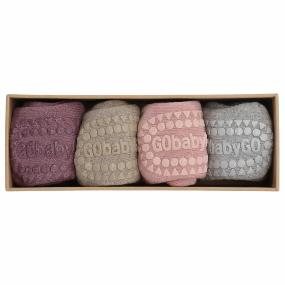 Combo Box 4 Chaussettes Coton Bio | Sable