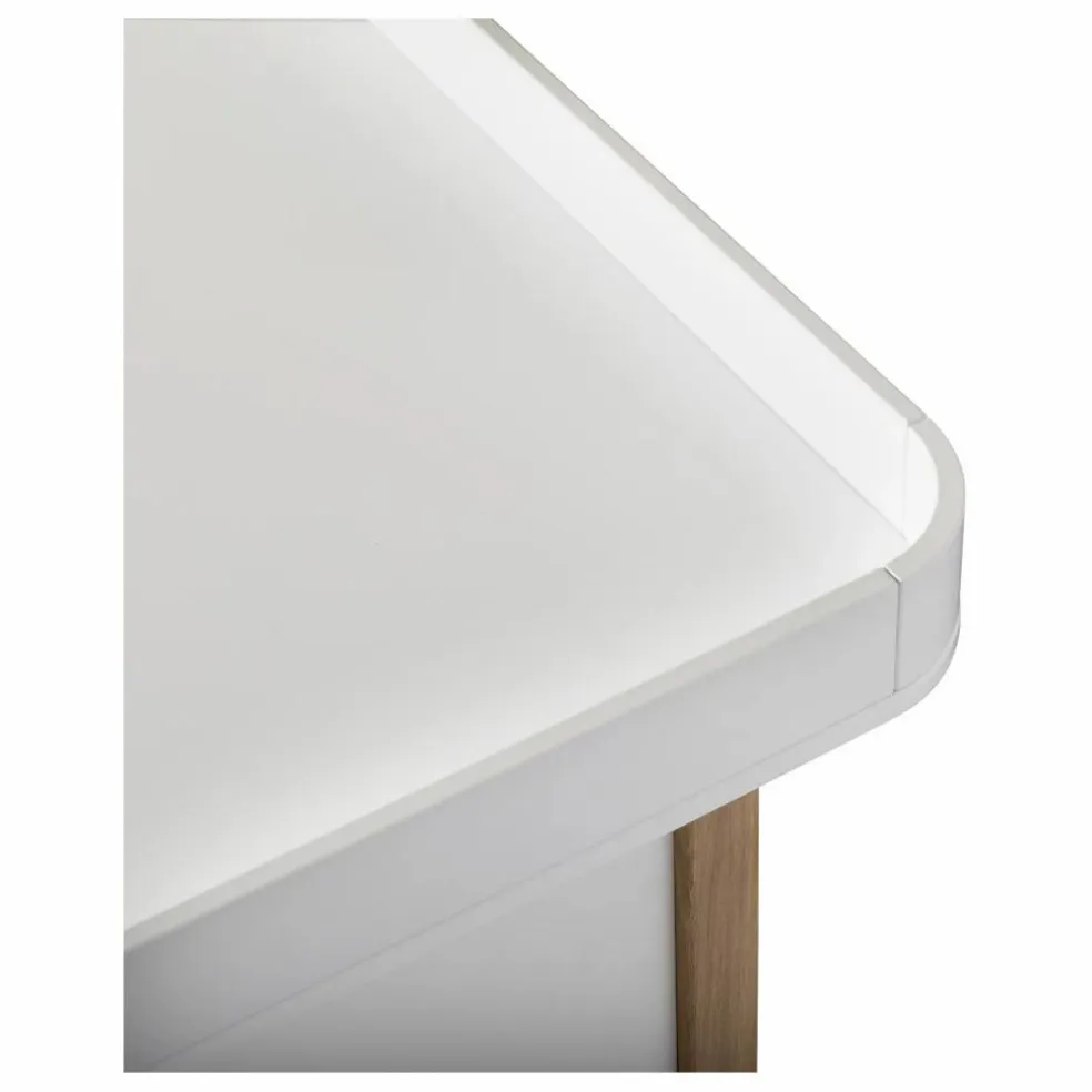 Commode à langer en chêne Wood | Blanc