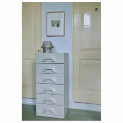 Commode 6 tiroirs | Bleu Clair