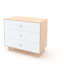 Commode 3 tiroirs Merlin base Sparrow Bouleau | Bouleau