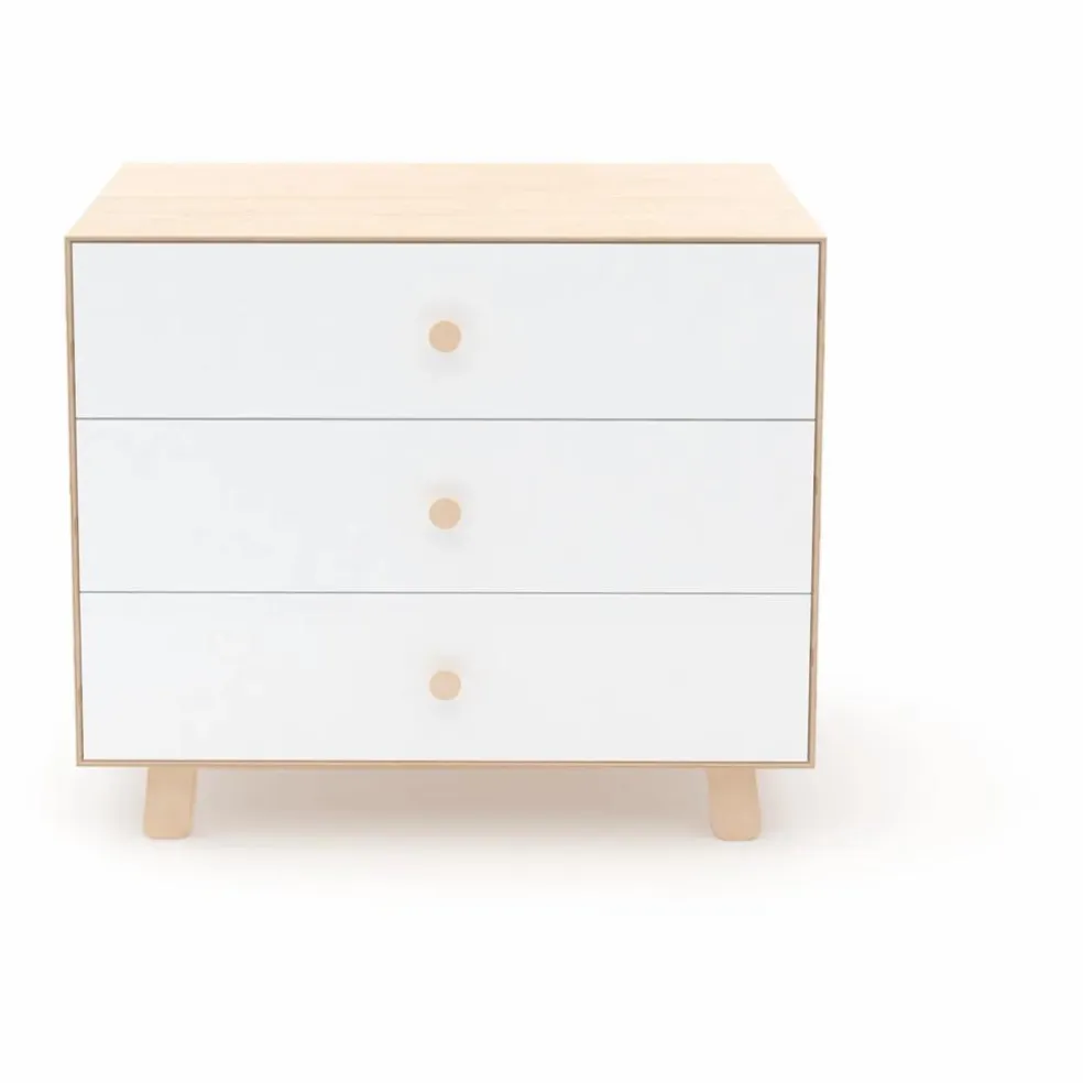 Commode 3 tiroirs Merlin base Sparrow Bouleau | Bouleau